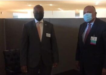 Réunion de Choucri et son homologue somalien