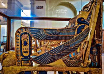 Le trône doré de Toutankhamôn