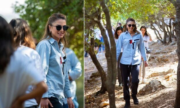 Rania ambassadrice du Jordan Trail à Birgesh 1 - Le Progrès Egyptien