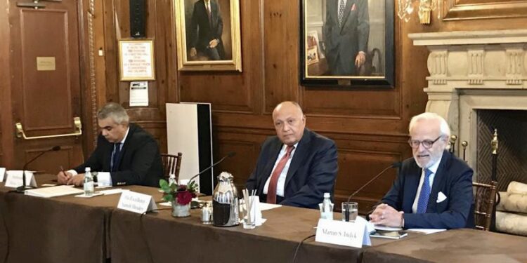 New York : Intenses activités de Choucri 2 - Le Progrès Egyptien New York : Intenses activités de Choucri 1 - Le Progrès Egyptien