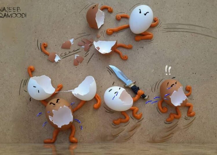 Une coquille d’œufs qui dissipe la grisaille !