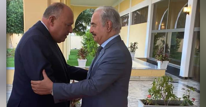 Tête-à-tête Choucri-Haftar 1 - Le Progrès Egyptien