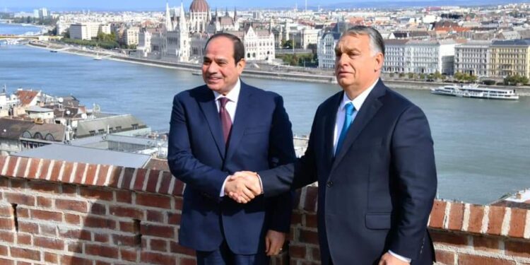 Le président reçu par le premier ministre hongrois (Photo) 1 - Le Progrès Egyptien