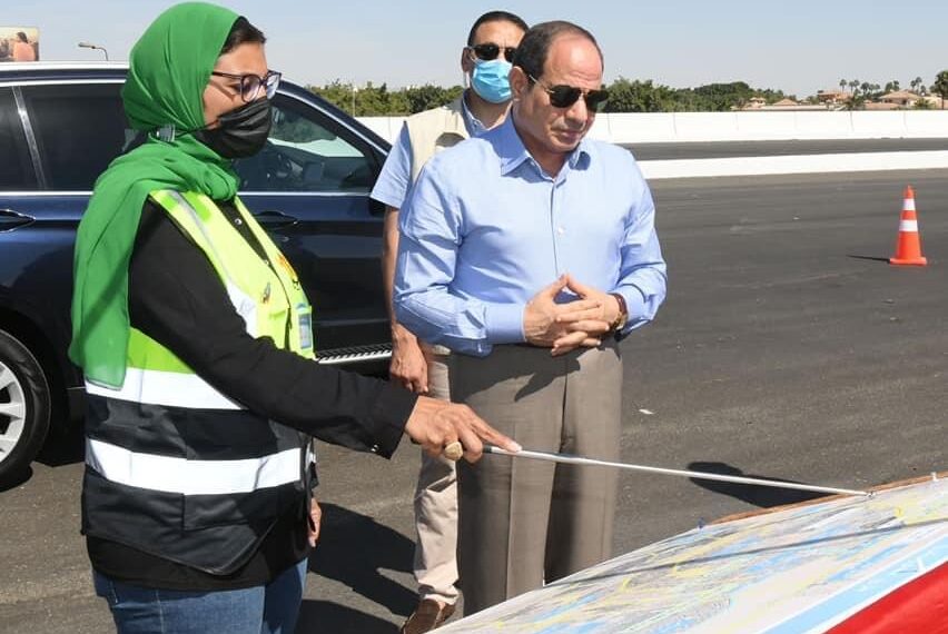 Al-Sissi inspecte des projets routiers 2 - Le Progrès Egyptien Al-Sissi inspecte des projets routiers 1 - Le Progrès Egyptien