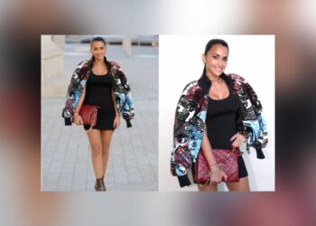Antonela Roccuzzo Messi, beauté lookée à Paris