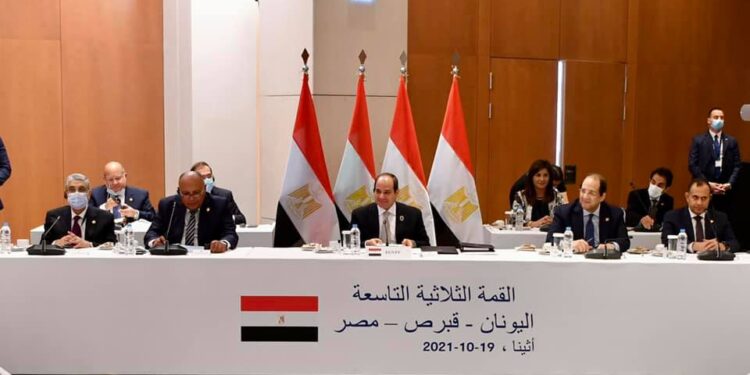 9ème Sommet tripartite Egypte-Grèce-Chypre 2 - Le Progrès Egyptien 9ème Sommet tripartite Egypte-Grèce-Chypre 1 - Le Progrès Egyptien