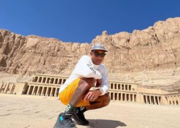 Pharrell Williams, pharaon en Egypte