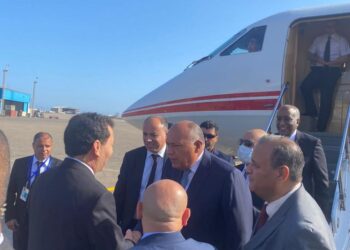 Le ministre égyptien des AE arrive à Tripoli