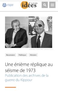 Extraits des sites étrangers sur la Victoire d'Octobre 1973 3 - Le Progrès Egyptien