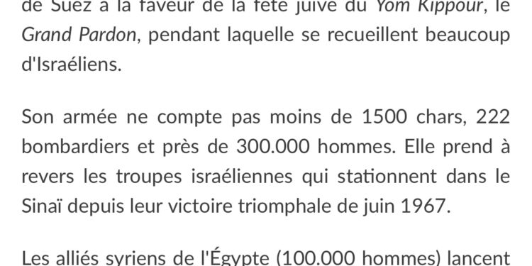 Extraits des sites étrangers sur la Victoire d'Octobre 1973 1 - Le Progrès Egyptien