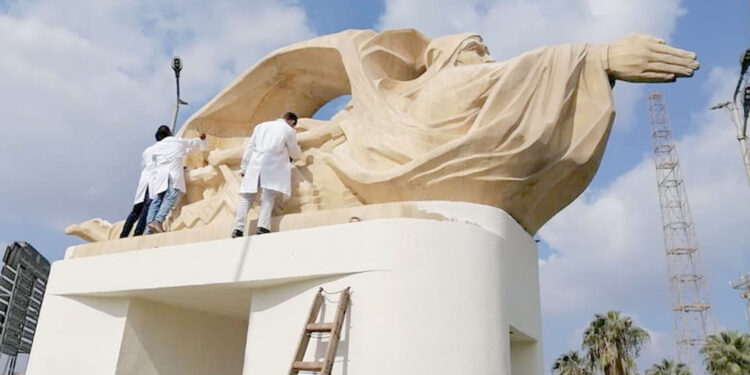 2e phase de maintenance des statues sur les places publiques 1 - Le Progrès Egyptien