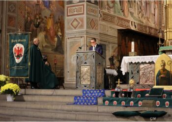 Président et fondateur du Better World Forum, Manuel Collas de la Roche, nommé Chevalier Ordinaire de Parte Guelfa le 19 novembre 2021.