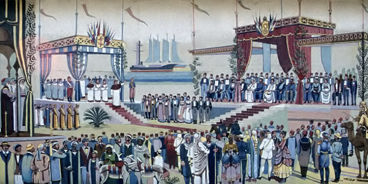 Il y a 152 ans, l’eau coulait dans le Canal de Suez 1 - Le Progrès Egyptien