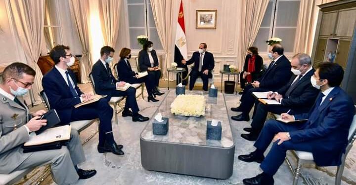 Al-Sissi s'entretient avec Florence Parly 1 - Le Progrès Egyptien