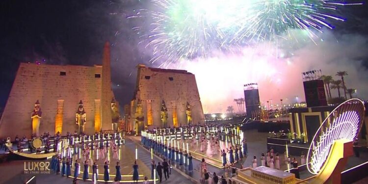 Inauguration de l'Allée des criosphinx: Plus de 35 ambassadeurs à la cérémonie légendaire 2 - Le Progrès Egyptien Inauguration de l'Allée des criosphinx: Plus de 35 ambassadeurs à la cérémonie légendaire 1 - Le Progrès Egyptien