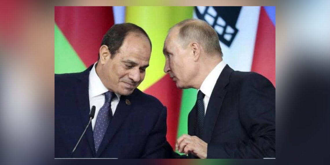 Al-Sissi et Poutine examinent la coopération bilatérale 1 - Le Progrès Egyptien
