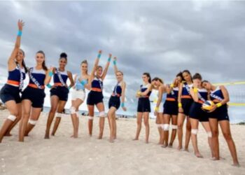 Les Miss s’affrontent au volley-ball