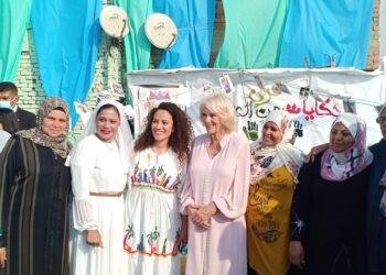 La duchesse de Cornouailles à “Ezbet Khaïrala”