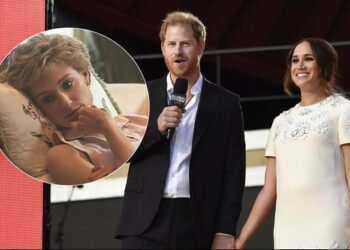 Diana dans “The Crown” : Harry et Meghan critiqués pour leur silence