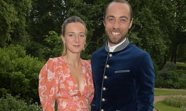 LONDON, ENGLAND - JUNE 24:   Alizee Thevenet and James Middleton attend the Bvlgari Magnifica Gala dinner at Spencer House on June 24, 2021 in London, England. (Photo by David M. Benett/Dave Benett/Getty Images for Bvlgari)