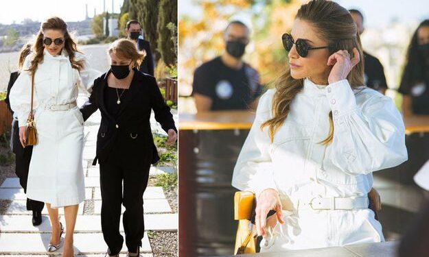 Rania immaculée à la “Maison du bonheur” avec la princesse Taghrid 1 - Le Progrès Egyptien