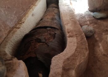 Découverte de deux tombes à Minya