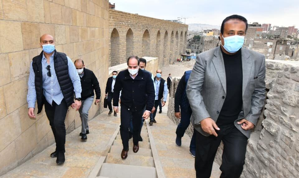 Al-Sissi inspecte les zones de Misr al-Qadima 1 - Le Progrès Egyptien