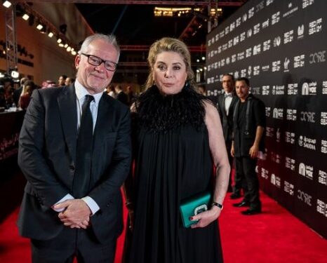 Deneuve, Kunakey et Cassel l’actrice française Catherine Deneuve, • Yousra sur le tapis rouge en Arabie 1 - Le Progrès Egyptien