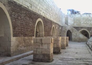 Rachid-Intempéries : Retrait des eaux accumulées dans le Fort de Qaïtbay