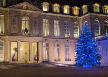 Sapin de Noël à l’Élysée …