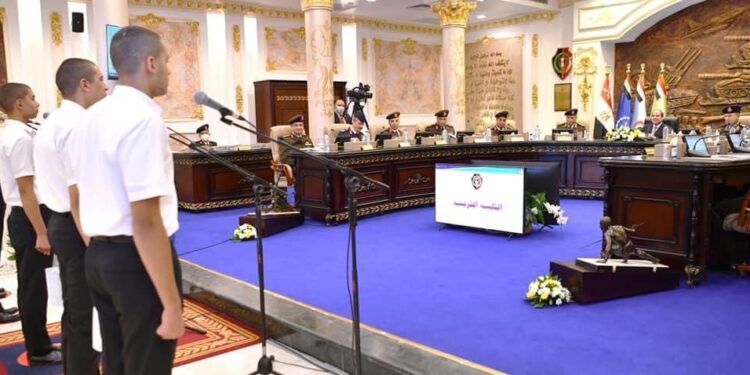 Al-Sissi assiste aux tests d'admission des postulants aux collèges militaires 1 - Le Progrès Egyptien