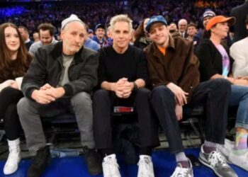 Les stars en tribune d’un match de NBA