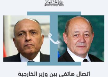 Choucri examine avec Le Drian les relations bilatérales