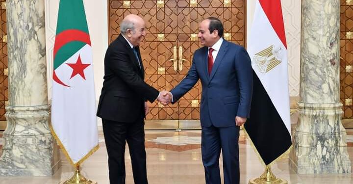 Pourparlers Sissi-Tebboune 2 - Le Progrès Egyptien Pourparlers Sissi-Tebboune 1 - Le Progrès Egyptien