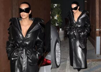 Kim Kardashian en mode Trinity