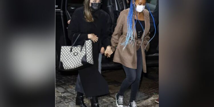 Angelina Jolie à New York avec Maddox et Zahara, cheveux bleus 1 - Le Progrès Egyptien