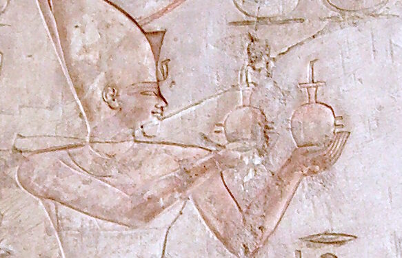 L’offrande de Psammétique 1er 2 - Le Progrès Egyptien L’offrande de Psammétique 1er 1 - Le Progrès Egyptien