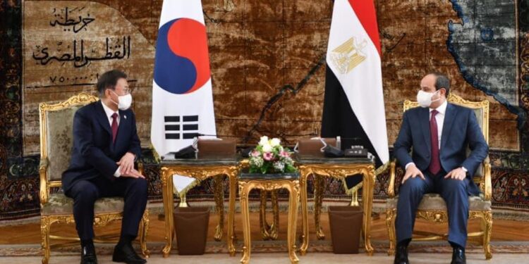 Al-Sissi appelle à l'activation du partenariat global avec la Corée du Sud 2 - Le Progrès Egyptien Al-Sissi appelle à l'activation du partenariat global avec la Corée du Sud 1 - Le Progrès Egyptien
