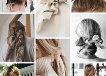 Mettre, nouer, porter foulard cheveux