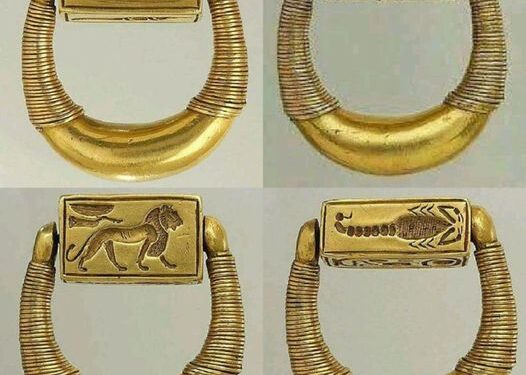 Bague-sceau au nom du roi Horemheb 1 - Le Progrès Egyptien