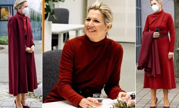 Pays-Bas : Maxima, en total look bordeaux, pour sa 1ère sortie de l’année 1 - Le Progrès Egyptien