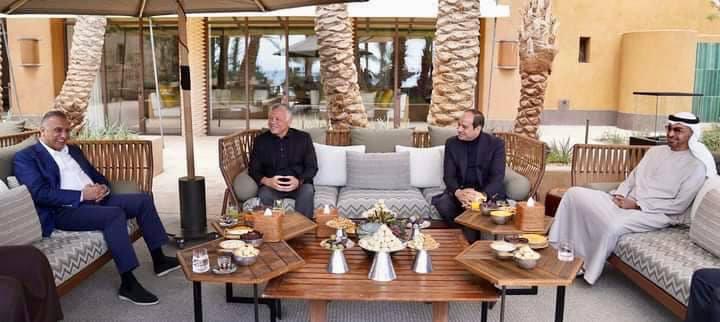 Al-Sissi rencontre le roi de Jordanie, le prince héritier d'Abou Dhabi et le PM irakien 2 - Le Progrès Egyptien Al-Sissi rencontre le roi de Jordanie, le prince héritier d'Abou Dhabi et le PM irakien 1 - Le Progrès Egyptien