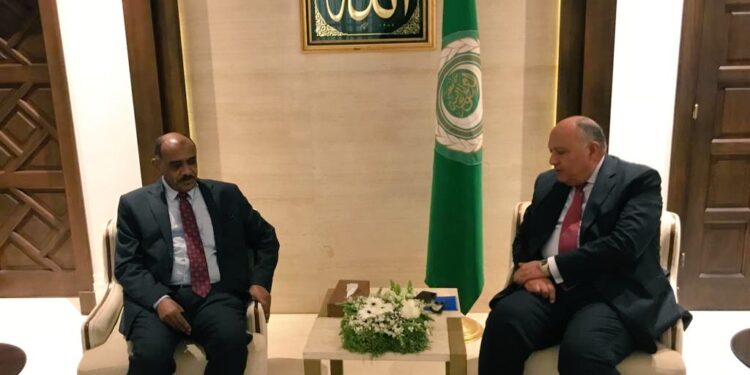 Choucri s'entretient avec son homologue soudanais 2 - Le Progrès Egyptien Choucri s'entretient avec son homologue soudanais 1 - Le Progrès Egyptien