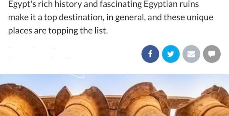 The Travel : 10 destinations en Egypte à ne pas rater 1 - Le Progrès Egyptien