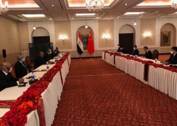 Choucri discute avec son homologue chinois du renforcement de la coopération bilatérale