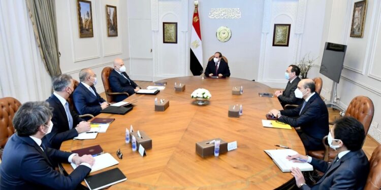 Al-Sissi aspire à la poursuite des activités de la société italienne "Eni" en Egypte 1 - Le Progrès Egyptien