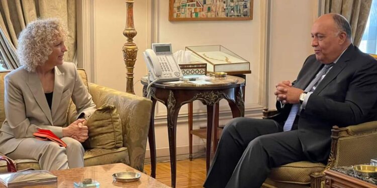 Choucri reçoit l’envoyée spéciale allemande pour l’action climatique internationale 2 - Le Progrès Egyptien Choucri reçoit l’envoyée spéciale allemande pour l’action climatique internationale 1 - Le Progrès Egyptien