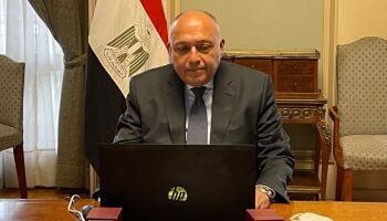 Choucri participe à la réunion urgente sur les politiques israéliennes à Al-Qods