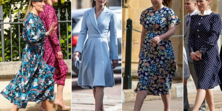 Kate, Eugenie, Sophie, Louise, Zara, zoom sur leurs looks ce dimanche de Pâques 1 - Le Progrès Egyptien
