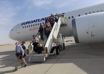 Aéroport de Louxor : Premier vol de Galistair en provenance de Madrid